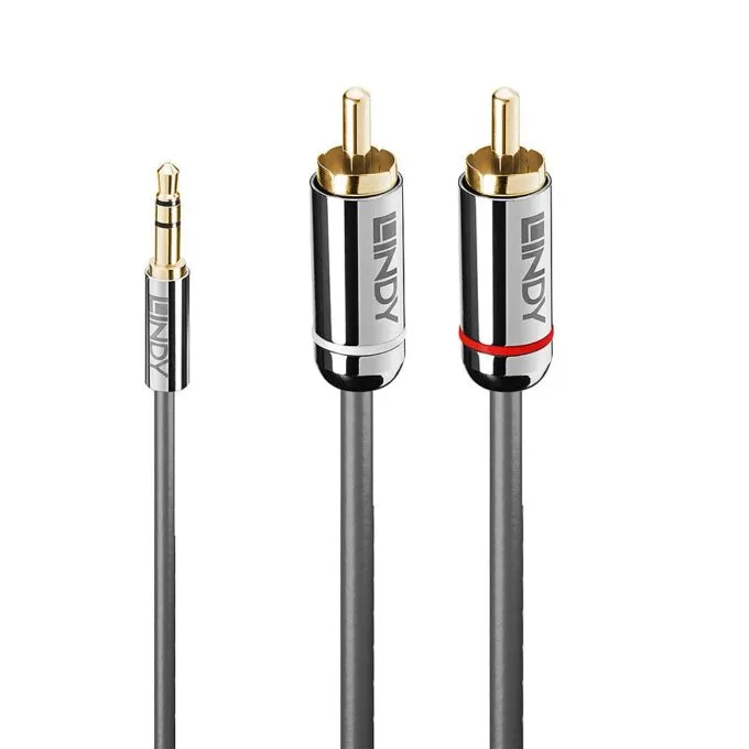 LINDY Audiokabel an Phono 3.5mm Cromo line 1m — image 1