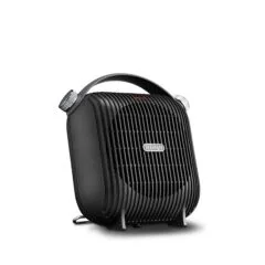HOME DeLonghi HFS30C24.DG 2400W Black Tabletop Fan Heater