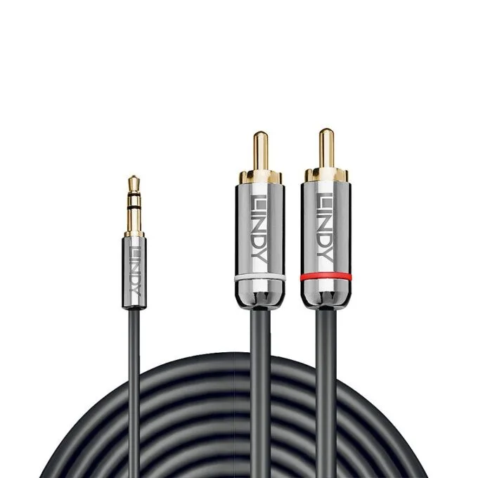 LINDY Audiokabel an Phono 3.5mm Cromo line 1m — image 2