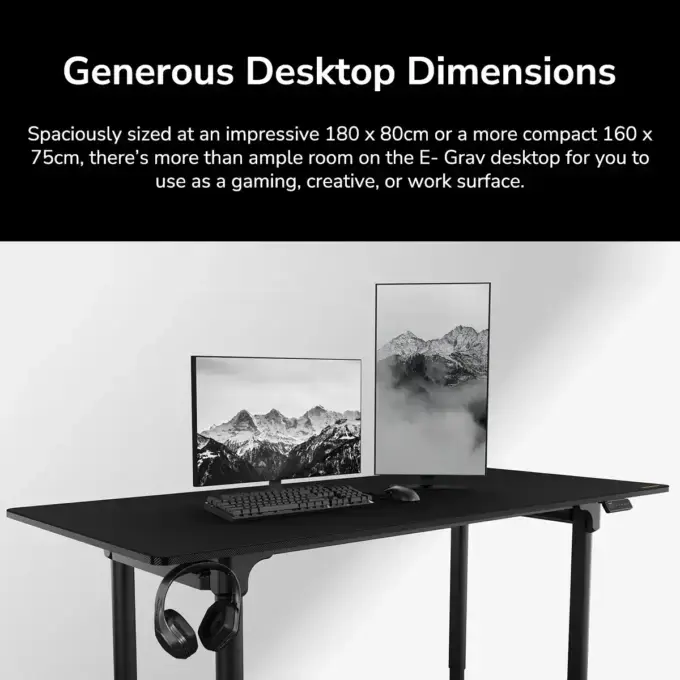Cougar E-Grav 180 - Electric Gaming Desk - CGR-E-GRAV180 — image 10
