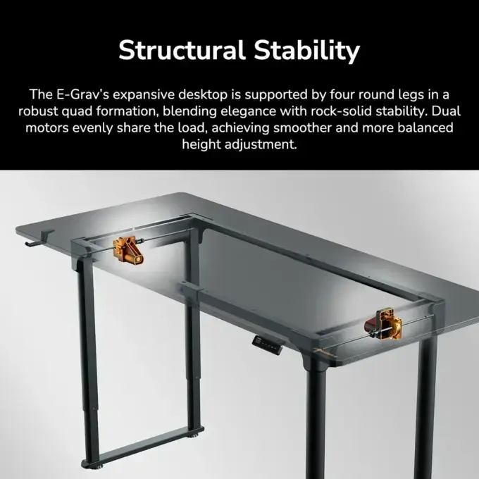 Cougar E-Grav 180 - Electric Gaming Desk - CGR-E-GRAV180 — image 8