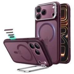 Esr Classic Hybrid Kickstand Magsafe iPhone 17 Pro Max / 18 Pro Max frosted deep burgundy
