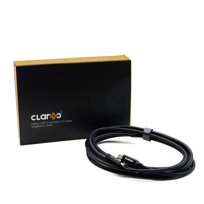 Claroc Kabel USB-C 4K@60Hz, 100W, 20 Gbps, 3 m — image 5
