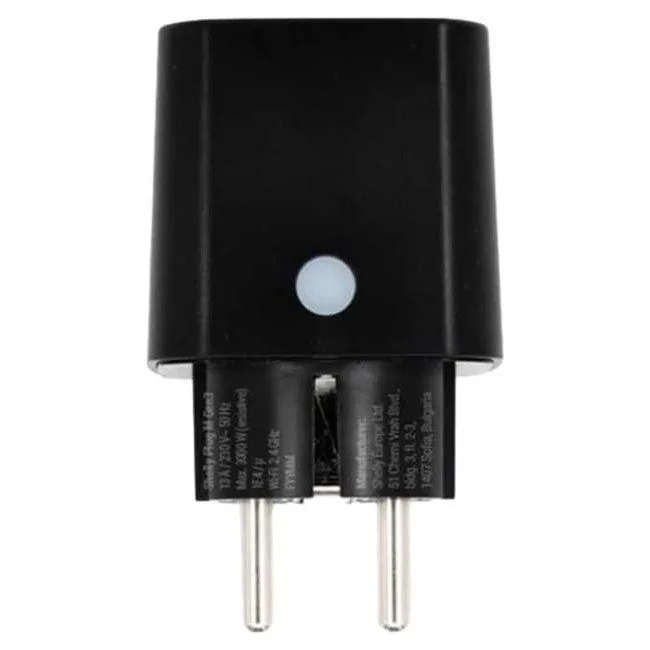 Inteligentne gniazdko Shelly Plug M Gen3 (czarne) — image 4