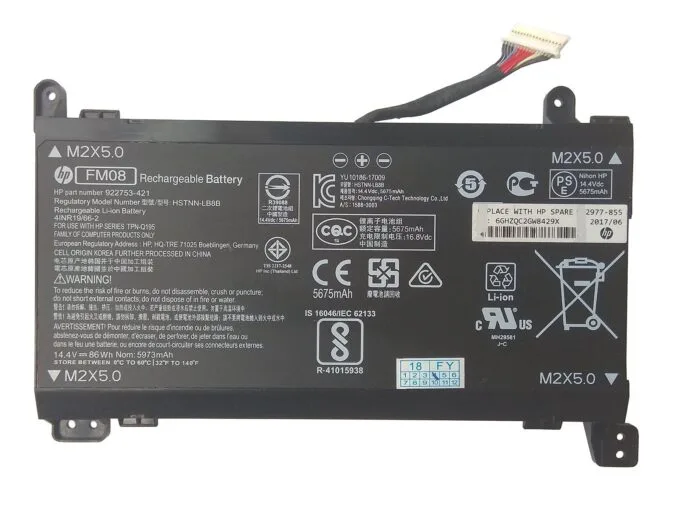 Multienergy FM08 Laptop Battery - 14.4V 86Wh - 922752-421 — image 5