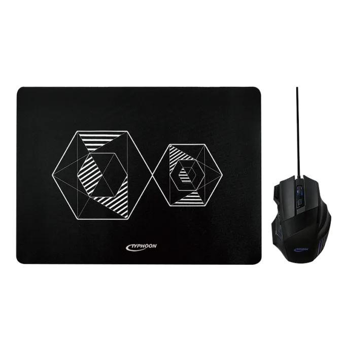 TYPHOON Gaming Combo Set - Mouse and Mousepad — image 1