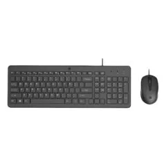 HP 150 - Tastatur-und-Maus-Set - USB - GB - Schwarz