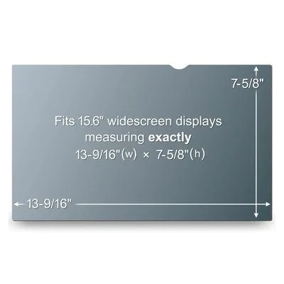 3M Blickschutzfilter - Blickschutzfilter fr Notebook - 39,6 cm (15.6") - Schwarz (PF156W) — image 4