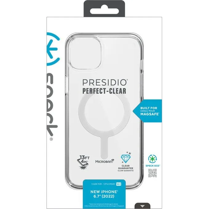 Speck Presidio Perfect Clear Case MagSafe iPhone 14 Plus — image 10