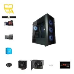 Custom 1080p Gaming PC - Intel Core i3-14100F, RTX 3050, 8GB DDR4, 1TB NVMe