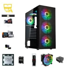 Custom Gaming PC - Ryzen 7 7700, RTX 5060, 16GB DDR5, 1TB NVMe
