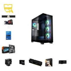 Custom Gaming PC - Ryzen 7 9850X3D, RTX 4060 Ti, 32GB DDR5, 1TB NVMe