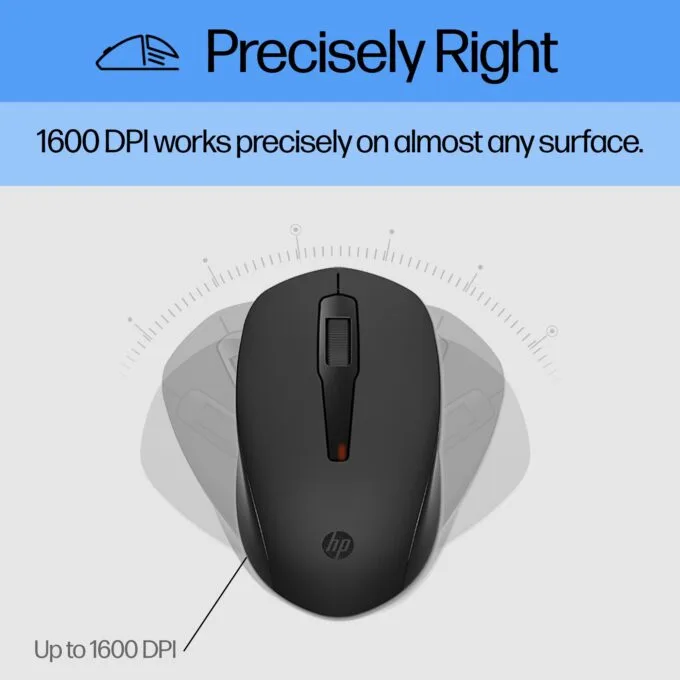 HP 150 - Tastatur-und-Maus-Set - USB - GB - Schwarz — image 7