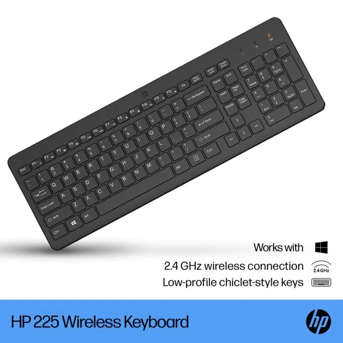 HP 225 - Tastatur - 2,5-Zonen-Layout - kabellos — image 2