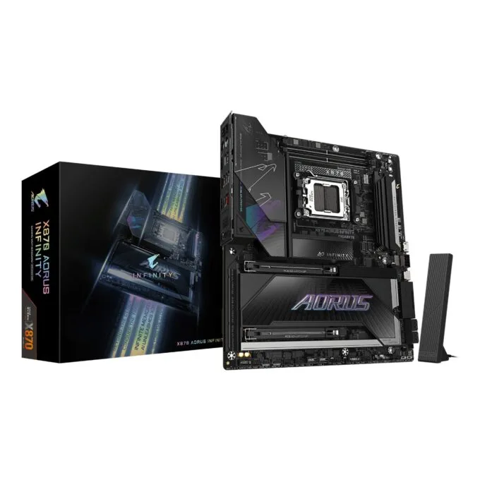 GIGABYTE X870 AORUS INFINITY AM5 4xDDR5 HDMI DP 4xM.2 — image 1