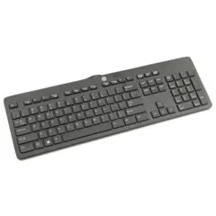 HP Slim Keyboard USB QWERTZ Deutsch Schwarz