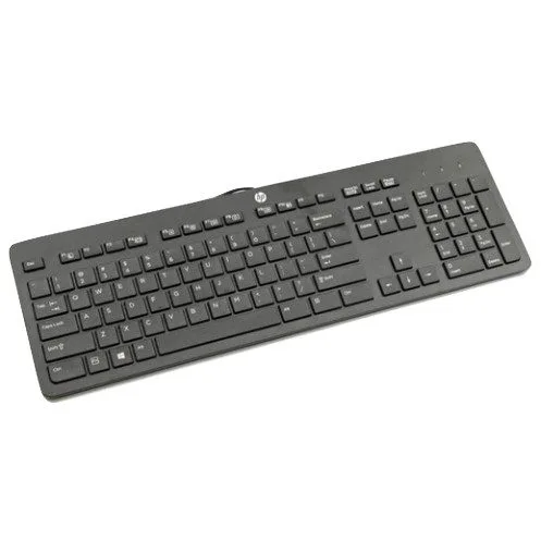 HP Slim Keyboard USB QWERTZ Deutsch Schwarz — image 1