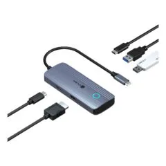 5-in-1 Reise-DockingStation mit Off-Screen Funktion