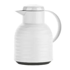 Isolierkanne SAMBA WAVE, 1 Liter (wei, QUICK PRESS Verschluss)