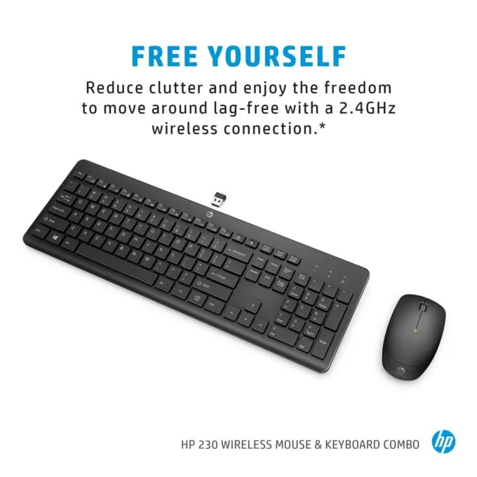 HP 230 Wireless Mouse and Keyboard Combo - French - Maus - 1.600 dpi — image 12