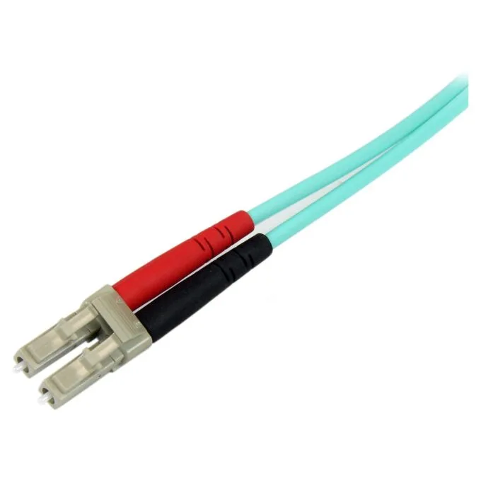 StarTech 10Gb Aqua LC/SC Duplex 50/125 Multimode LSZH Fiber Cable — image 3