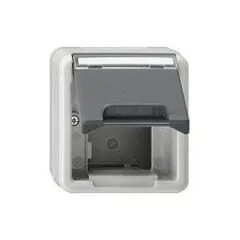 GIRA 026230 Gehäuse f.Datentechnik grau WG Aufputz