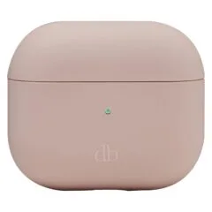 dbramante1928 Costa Rica - Tasche fr kabellose Kopfhrer - recycelter Kunststoff, Silikon - rosa sandfarben - fr Apple AirPods (3. Generation)