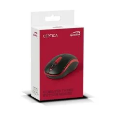 Speedlink Maus CEPTICA. kabellos. schwarz-rot retail