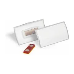 DURABLE Namensschild Click Fold m Magnet 40x75mm 10Stk trans