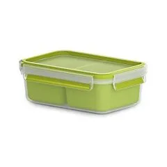 Emsa Lunch- und Snackbox mit 2 praktischen Einstzen und Deckel.