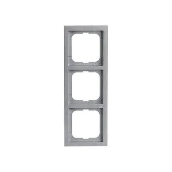 BUSCH JAEGER BJ 1723-183K Rahmen 3f future linear alusilber — image 1