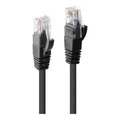 LINDY Patchkabel Cat6 U/UTP schwarz 7.50m