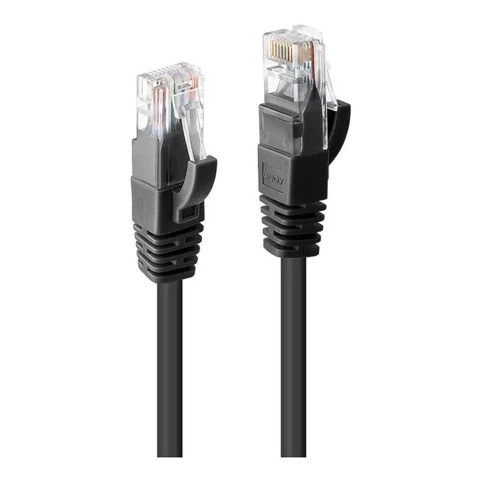 LINDY Patchkabel Cat6 U/UTP schwarz 7.50m — image 1