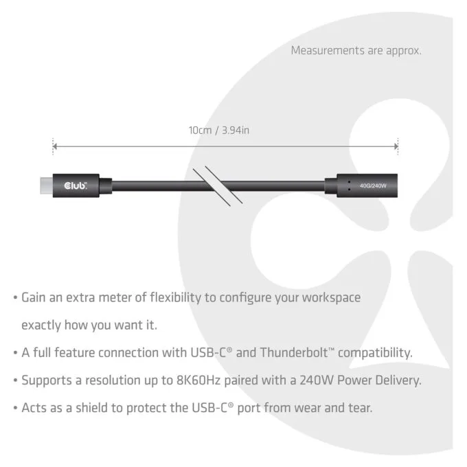 CLUB3D CAC-2502 USB cable — image 3