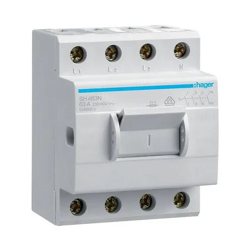 Hager SH463N circuit breaker — image 1