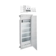 Hager Multimedia Volta HWV VH60NW 5reihig m.geschlitzter Stahlblechtr