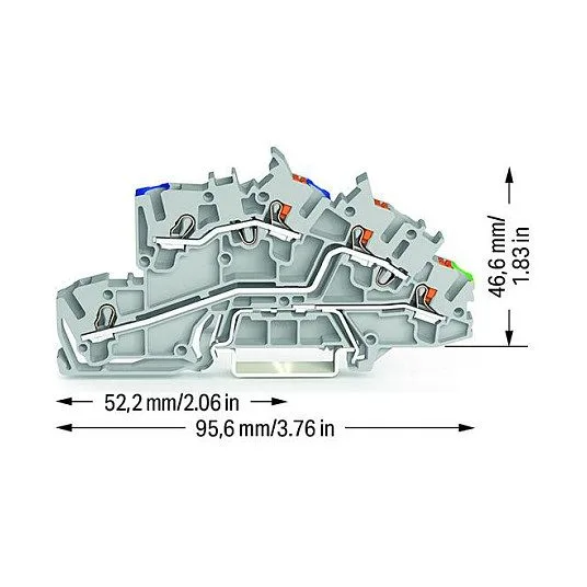 Wago 2203-7546 terminal block — image 2