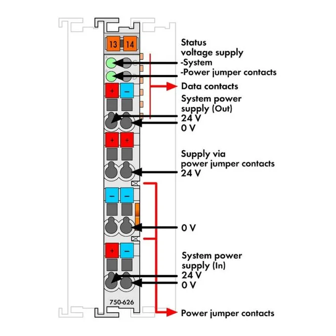 Wago 750-626 fieldbus module — image 2
