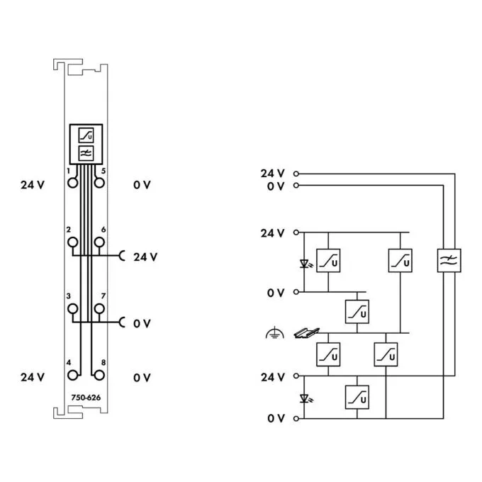 Wago 750-626 fieldbus module — image 3