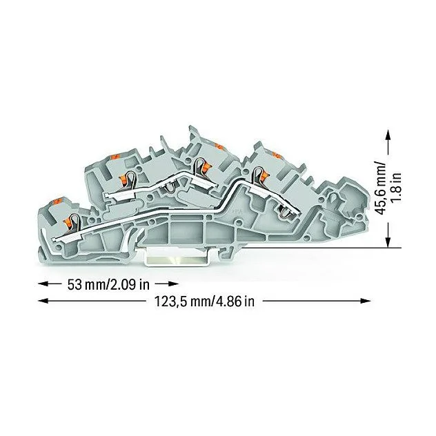 Wago 2205-7642 terminal block — image 2