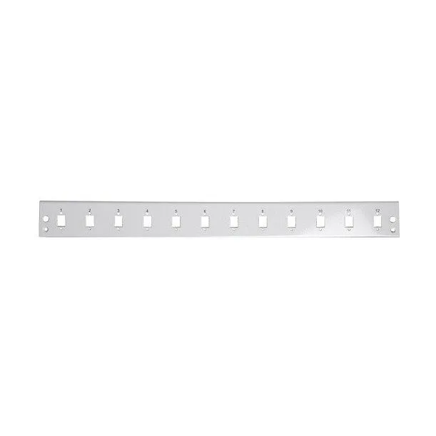 EFB Electronics EFB VSB-FP-6SC-S - Front panel 6x SC / E2000 Simplex / MTRJ / LC Duplex grey — image 2