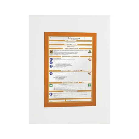 Inforahmen Duraframe A4 selbstklebend 2 St orange — image 2