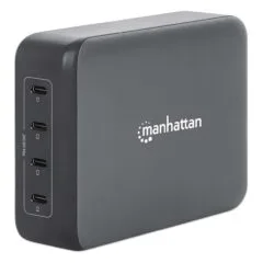 MANHATTAN 4-Port GaN USB Power Delivery-Ladestation 240W