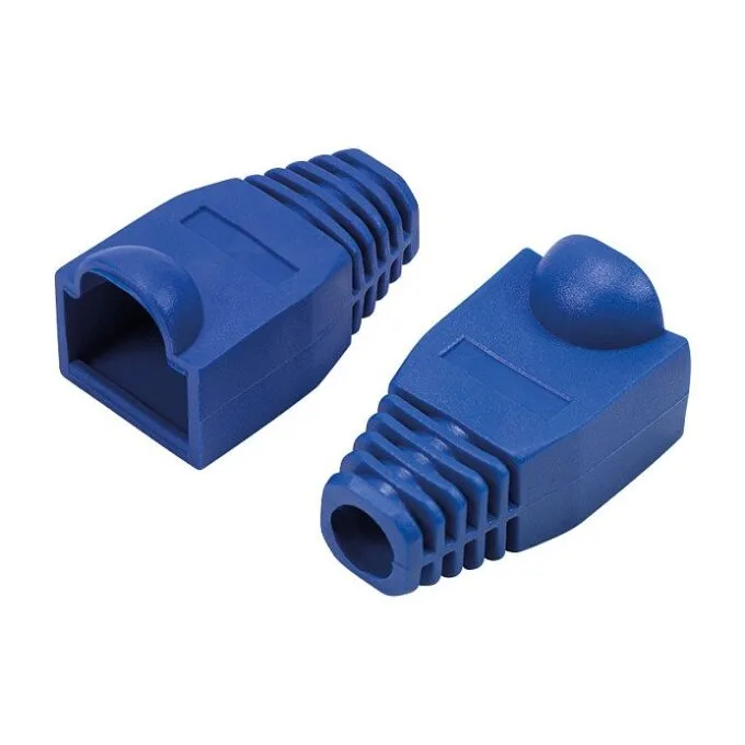 Modular RJ45 Plug Cable Boot 6.5mm blue, 50pcs — image 2