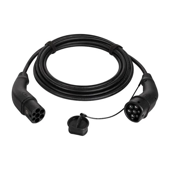 EV charging cable, Type 2, 3-phase, 32 A, 22 kW, 10 m — image 1