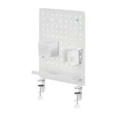 Pegboard, Clamp-on, Office, 420x477mm, white
