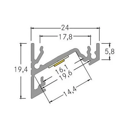 Brumberg 53385263 AB-Eckprofil QUALITYFLEX alu — image 3