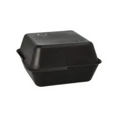 PAPSTAR Mehrweg-Menüboxen schwarz 15,6 x 15,6 cm, 36 St.