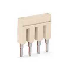 WAGO 2000-402 Brcker,2-fach,isoliert,lichtgrau