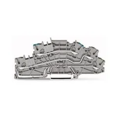 WAGO 2003-6646 Installationsetagen- klemme,N/L/PE,Push-in CAGE CLAMP ,grau